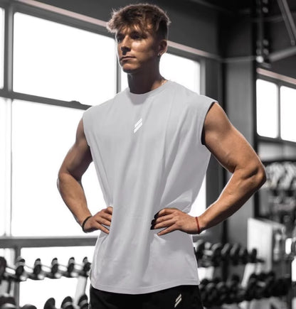 Camiseta Deportiva Sin Mangas Para Hombre, Chaleco De Secado Rápido, Transpirable, Holgado, Para Entrenamiento, Verano