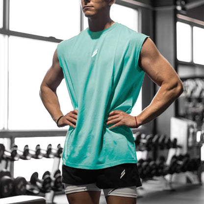Camiseta Deportiva Sin Mangas Para Hombre, Chaleco De Secado Rápido, Transpirable, Holgado, Para Entrenamiento, Verano